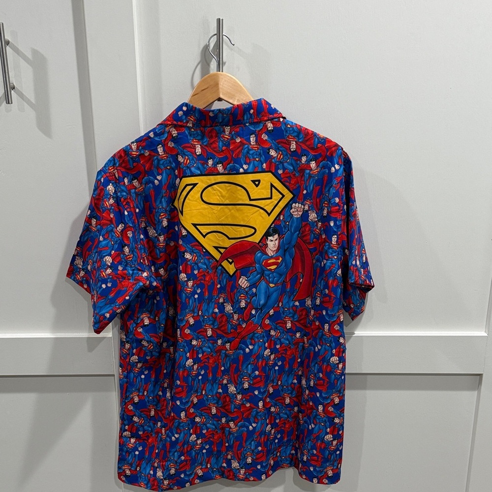 DC - Superman - Button down Polo - Multiple Size